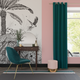 4MURS Papier peint panoramique L Black jungle leopard Noir Mat