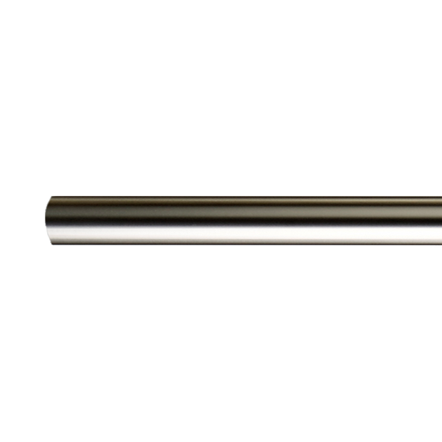Barre à rideau ZEN nickel givré 2,8 cm 150 cm