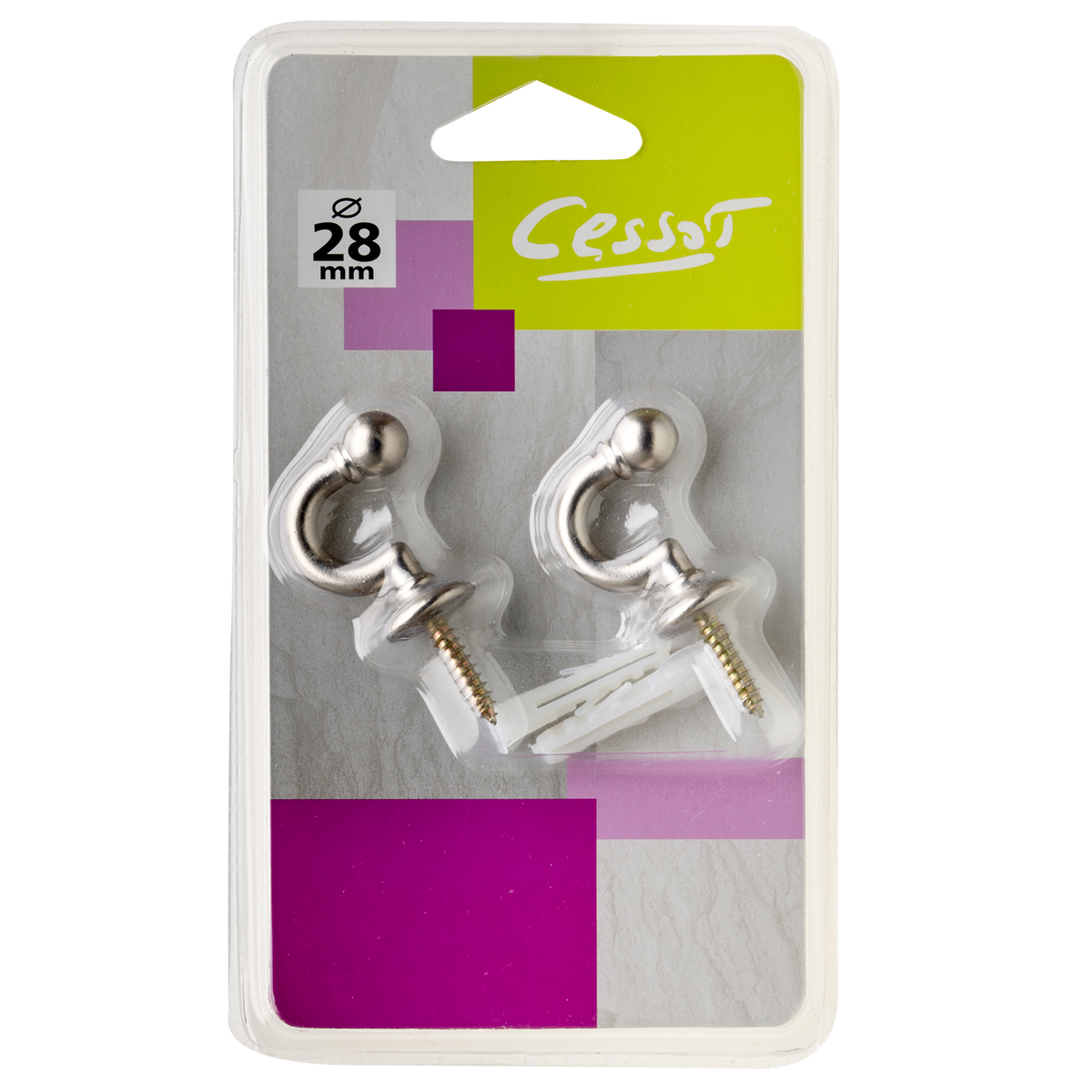 Gond Zen Nickel givré Métal brossé