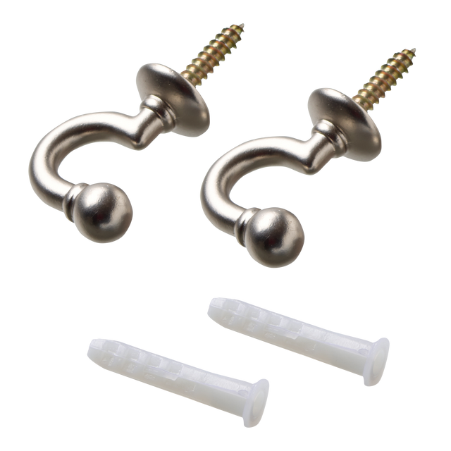 Gond ZEN coloris nickel givré longueur 3 cm