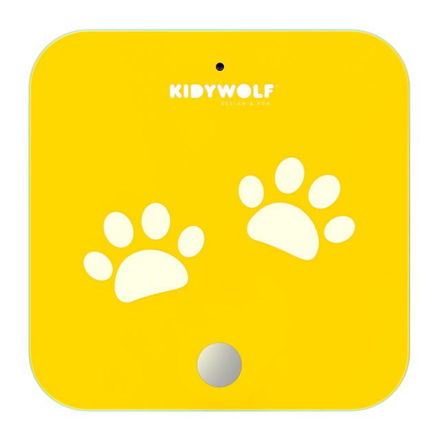Pèse personne KIDYTED coloris jaune