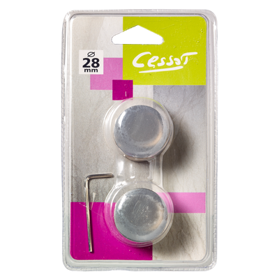 Embout Zen Nickel givré Métal brossé