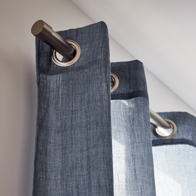 Embout ZEN coloris nickel givré