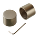 Embout Zen Nickel givré Métal brossé