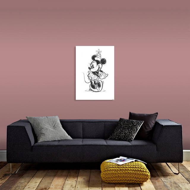 Disney Toile imprimée MINNIE SKETCH 50 x 70 cm