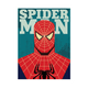 BLUE SHAKER Affiche Spider man Rouge et bleu