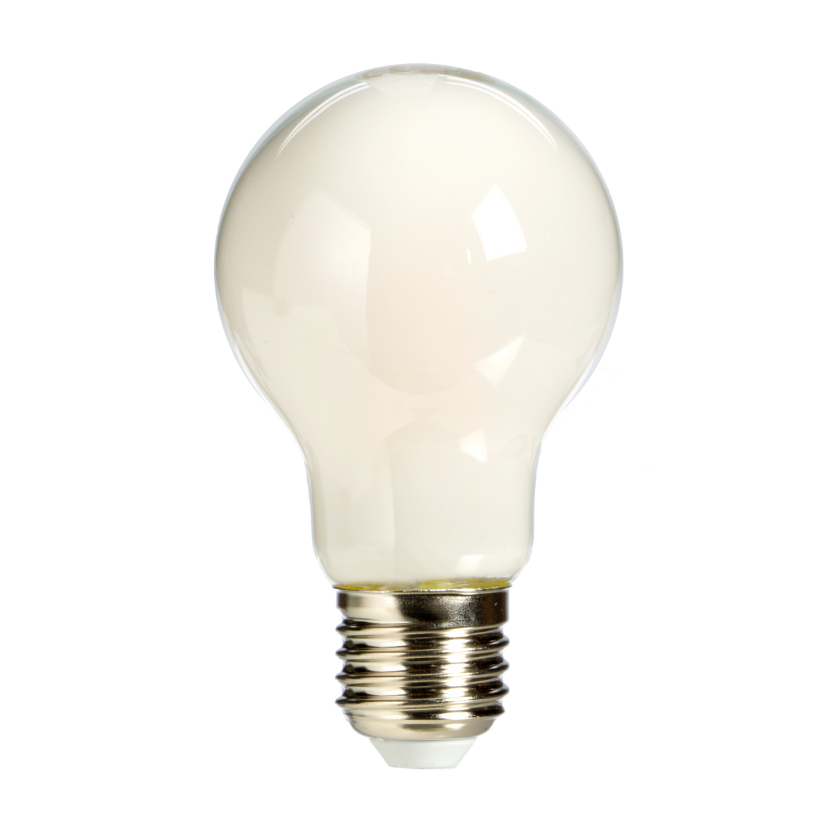 Ampoule Led milky 60w e27 lumière chaude Jaune