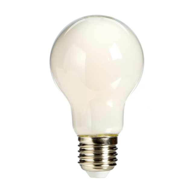 Ampoule LED MILKY 60W E27 lumière chaude jaune 10 x 6 cm