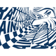 Papier peint panoramique XL Raining day x nairone Bleu jean