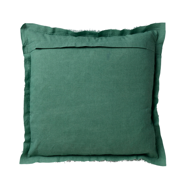 Coussin BURTA coloris vert jade 60 x 60 cm