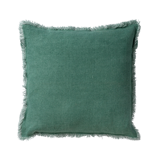Coussin BURTA coloris vert jade 60 x 60 cm