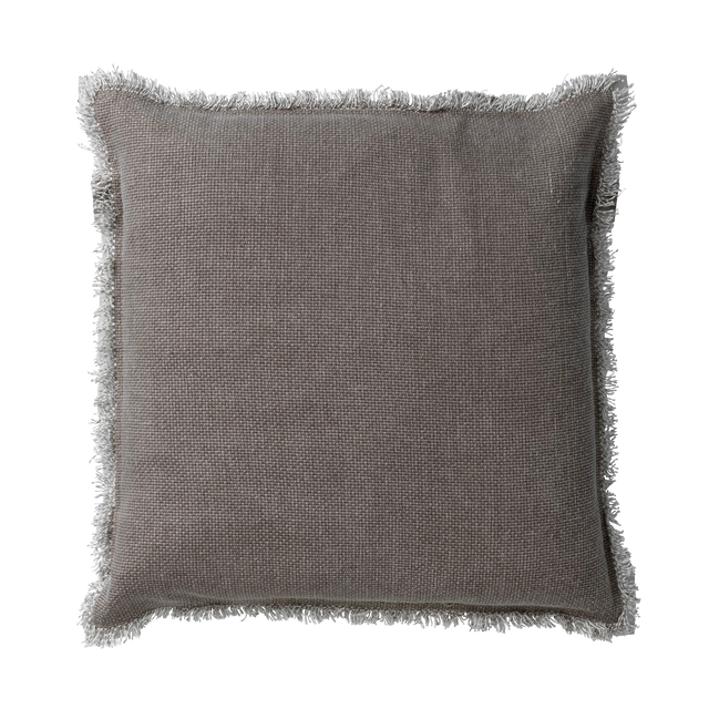 Coussin BURTA coloris taupe 60 x 60 cm