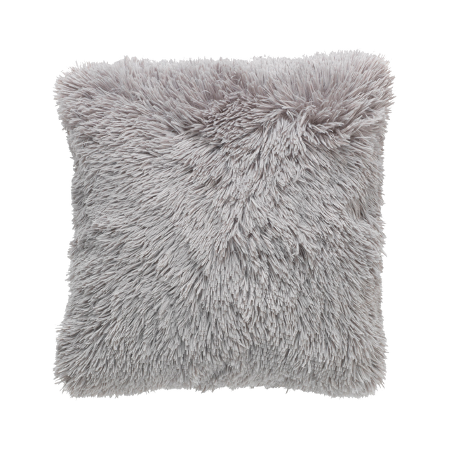 Coussin BODRUN coloris gris galet 45 x 45 cm