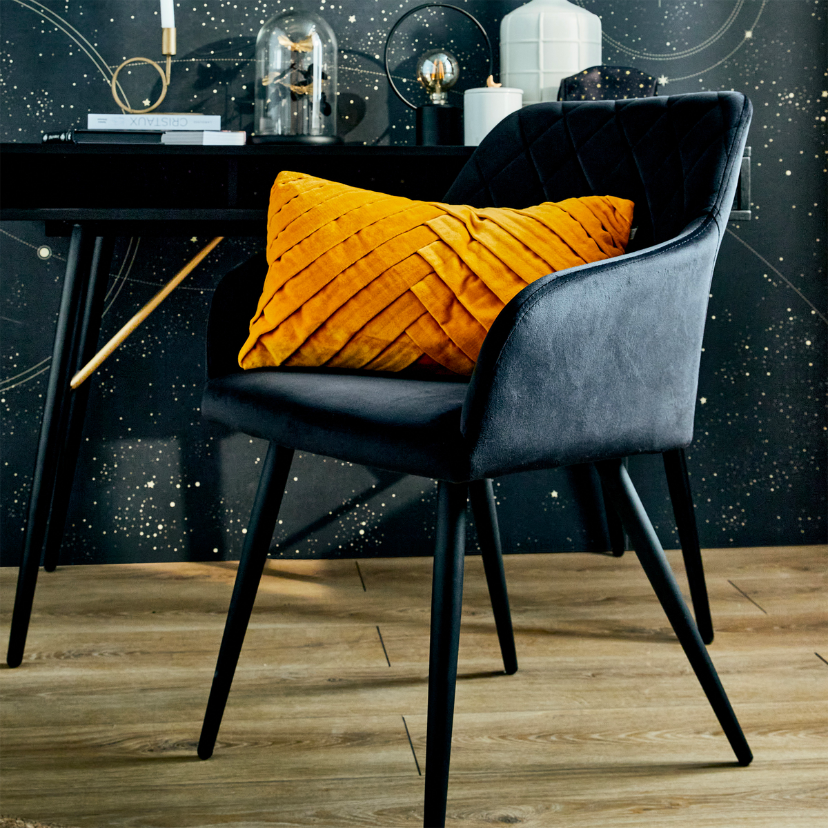 Coussin Meim Jaune moutarde