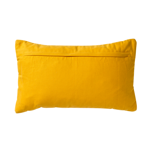 Coussin MEIM coloris jaune moutarde 30 x 50 cm