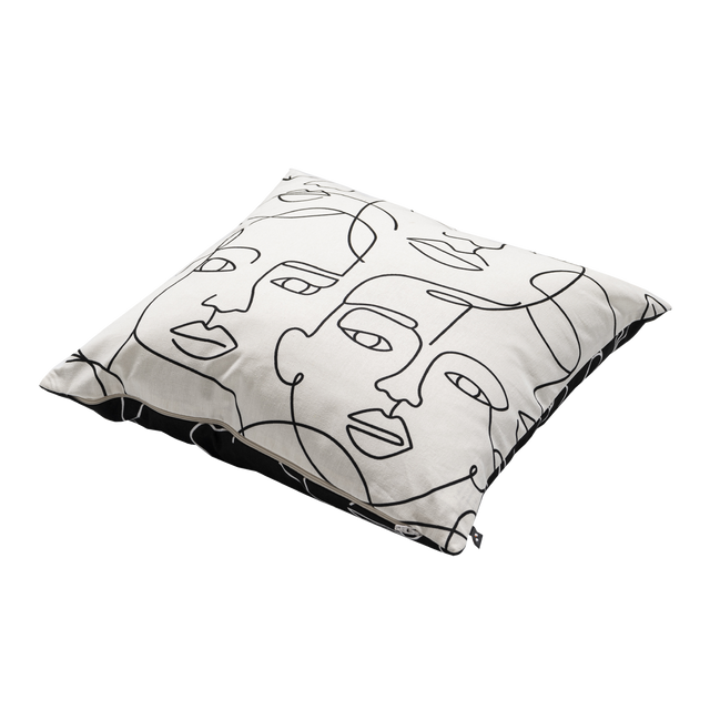 4MURS Coussin TISSA coloris noir 45 x 45 cm