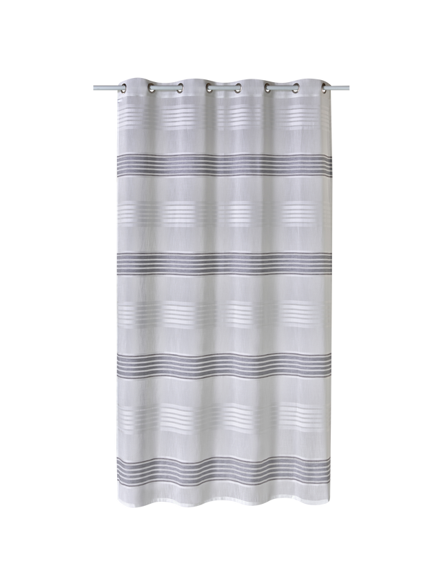 Voilage BRIZA coloris gris perle 140 x 240 cm
