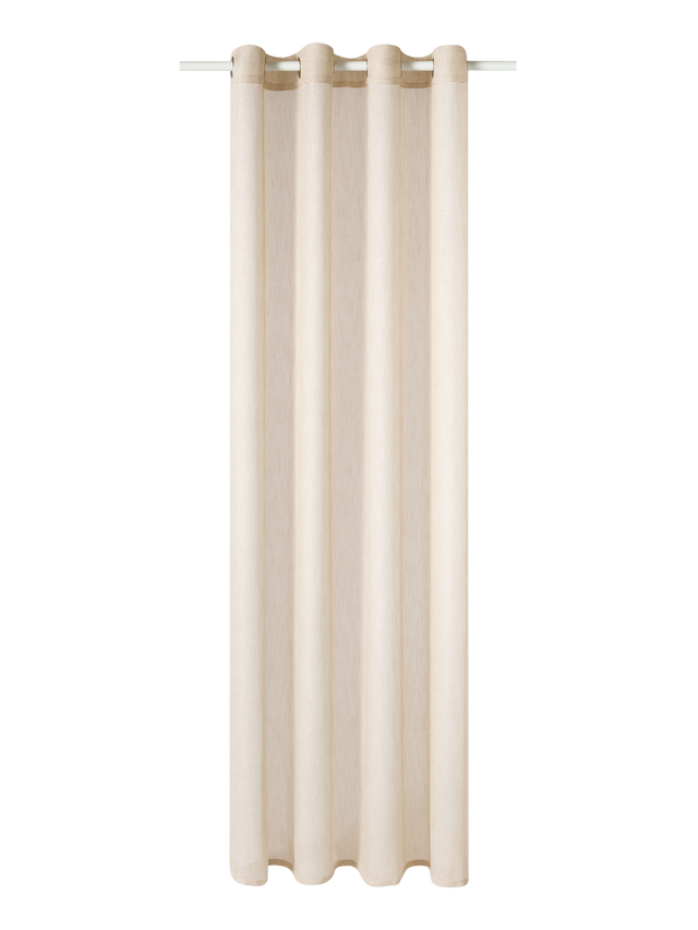 4MURS Voilage SCHIAPA coloris beige doré 140 x 240 cm