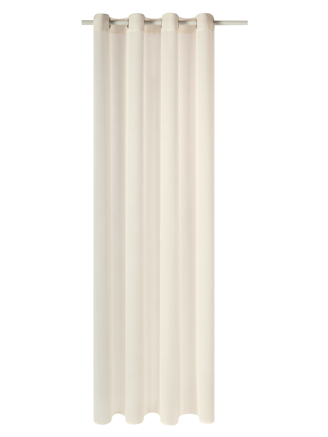 4MURS Voilage SCHIAPA coloris ivoire 140 x 240 cm