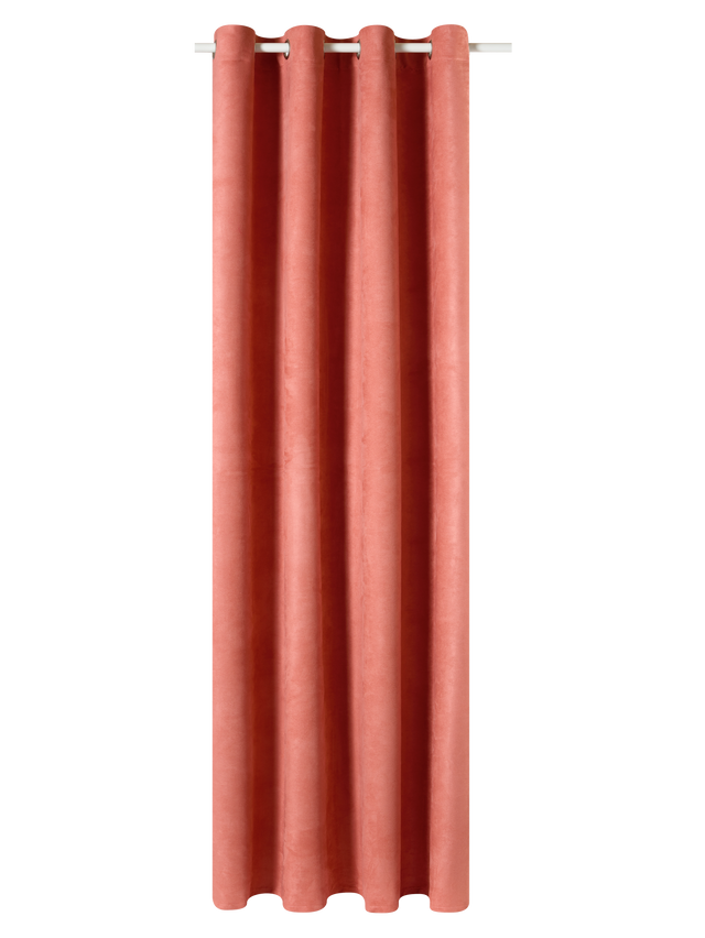 Rideau VELVET coloris rose des sables 140 x 260 cm