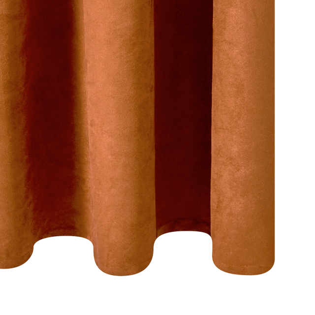 Rideau VELVET coloris tabac 140 x 260 cm