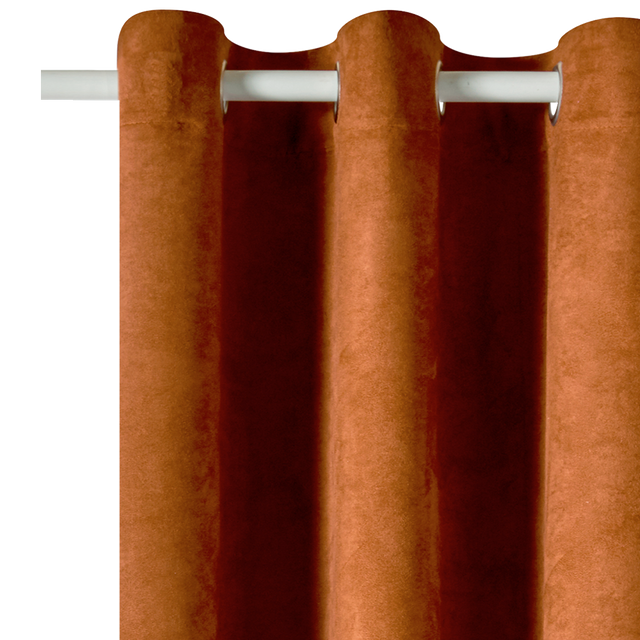 Rideau VELVET coloris tabac 140 x 260 cm