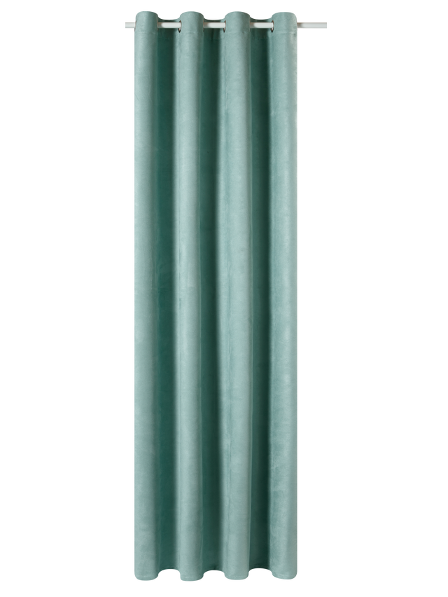 4MURS Rideau VELVET coloris bleu givré 140 x 260 cm
