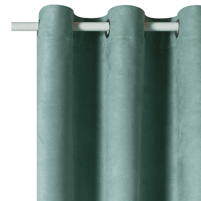 4MURS Rideau VELVET coloris bleu givré 140 x 260 cm