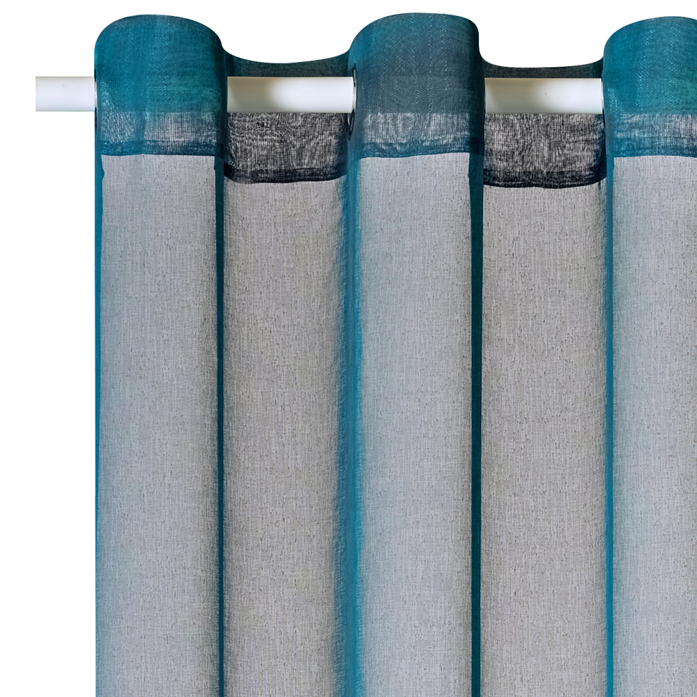 Voilage Colors Bleu canard