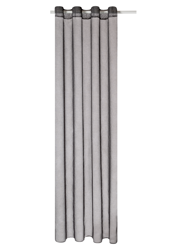 Voilage COLORS coloris noir 140 x 260 cm