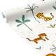 4MURS Papier peint intissé Masai mara Multicolore