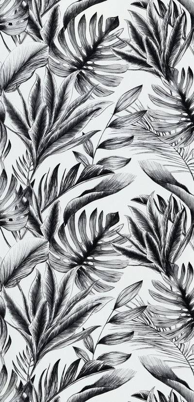 Papier peint intissé Soraya Noir