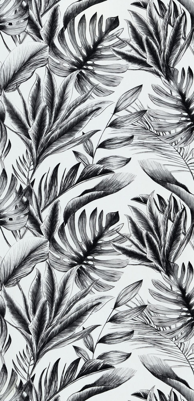 Papier peint intissé SORAYA coloris noir