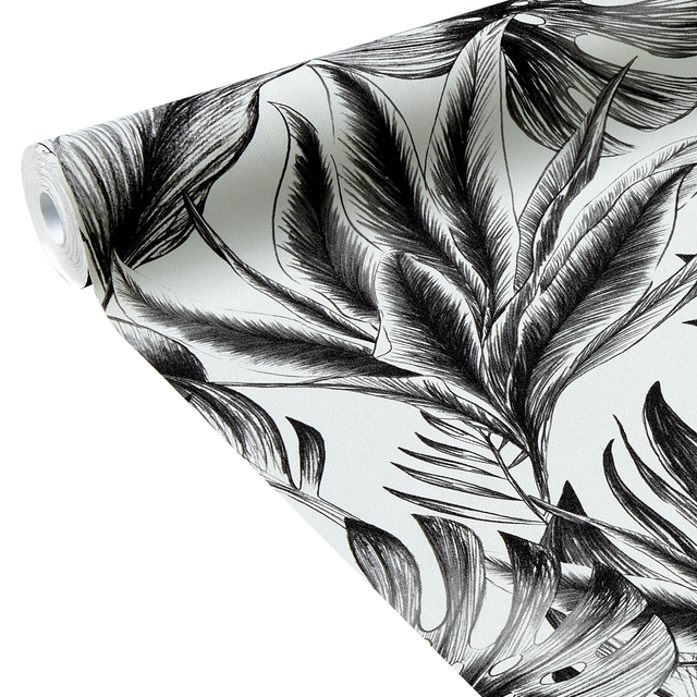 Papier peint intissé SORAYA coloris noir