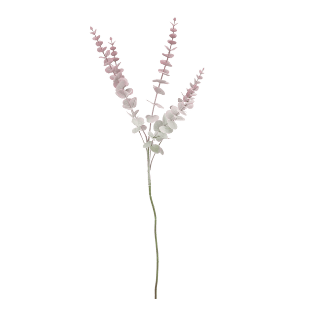 Fleur artificielle EUCALYPTUS coloris rose