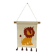 4MURS Kakémono déco Lion Beige, jaune et orange