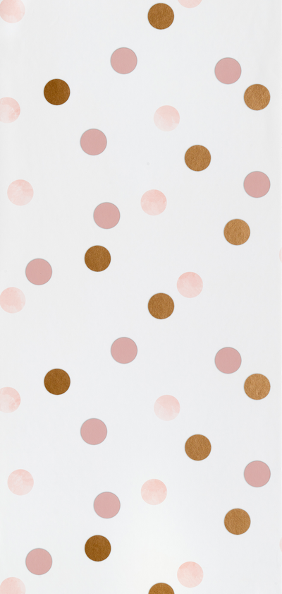 Papier peint intissé Happily Rose poudré