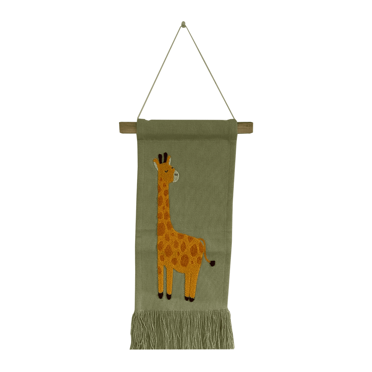 4MURS Kakémono déco Girafe Nuances de jaune et beige