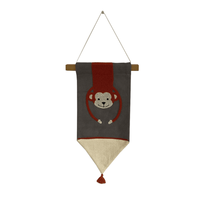 4MURS Kakémono déco SINGE coloris nuances de marron