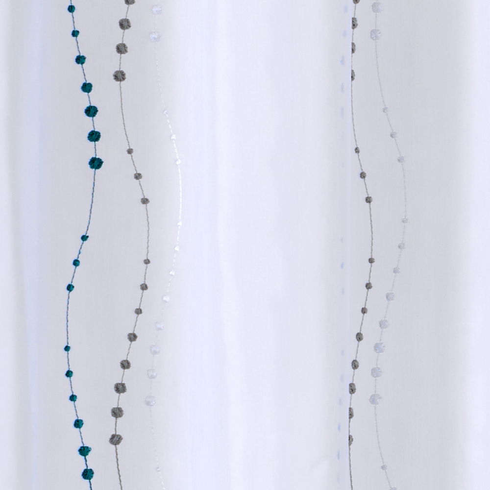 4MURS Voilage Lyana Bleu paon