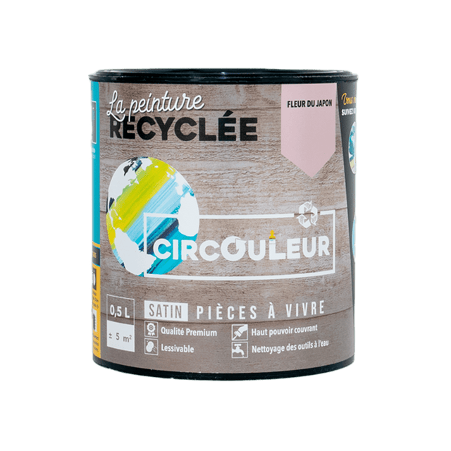 CIRCOULEUR Peinture Peinture fleur du Japon Satiné 0,5 L