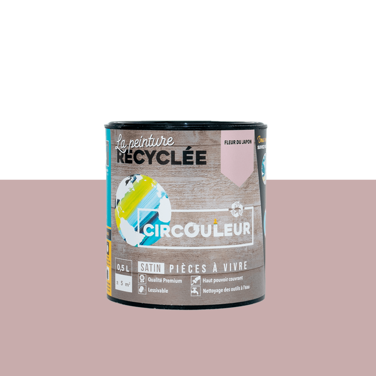 CIRCOULEUR Peinture Circouleur Fleur du japon Satiné 0,5L