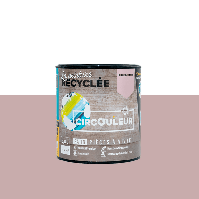 CIRCOULEUR Peinture Peinture fleur du Japon Satiné 0,5 L