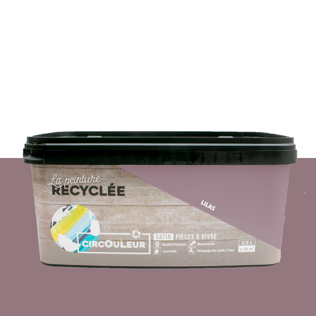 CIRCOULEUR Peinture Circouleur Lilas Satiné 2,5L