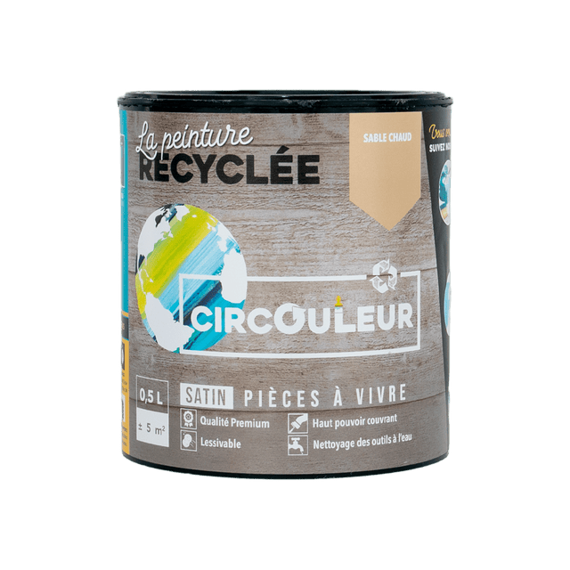 CIRCOULEUR Peinture Peinture sable chaud Satiné 0,5 L