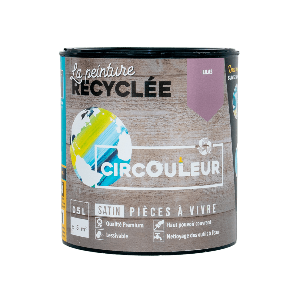 CIRCOULEUR Peinture Circouleur Lilas Satiné 0,5L
