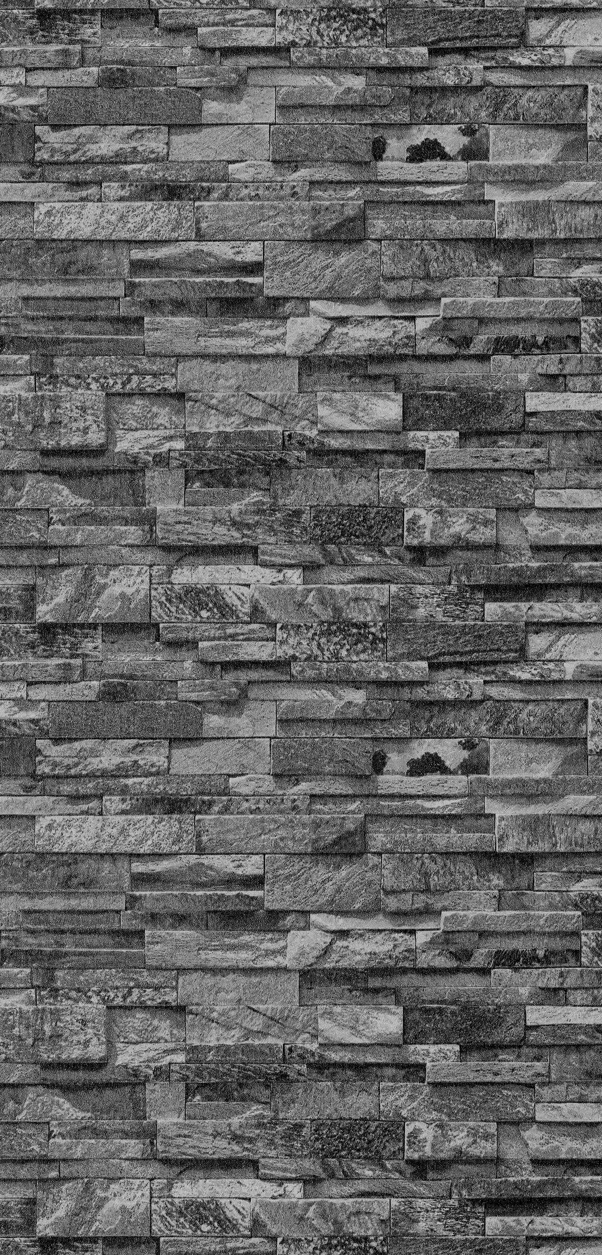 Papier peint intissé Parement Anthracite