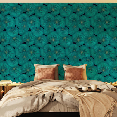 Papier peint intissé Takayama Vert émeraude