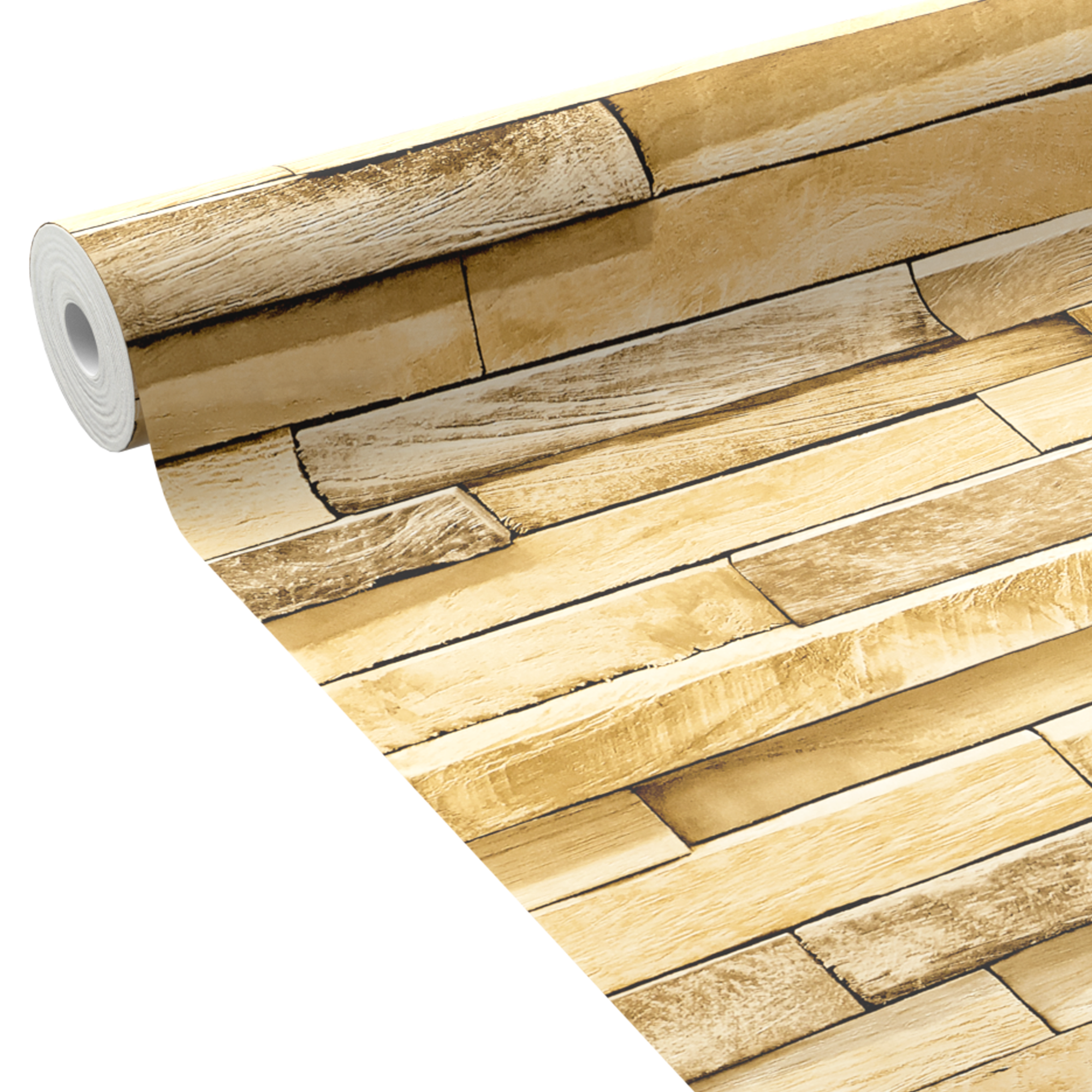 Papier peint intissé SHERBROOKE coloris bois blond