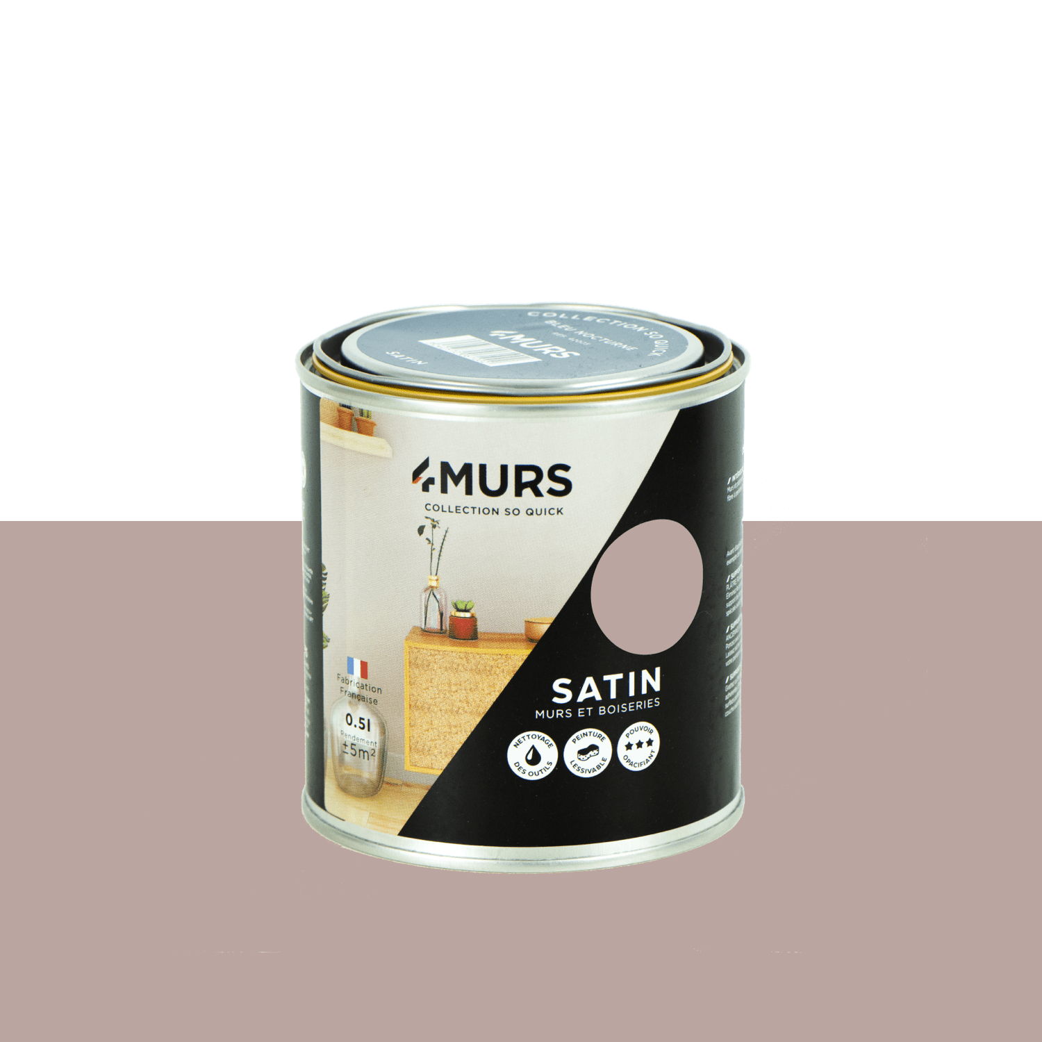 So Quick Peinture Peinture latte macchiato Satiné 0,5 L